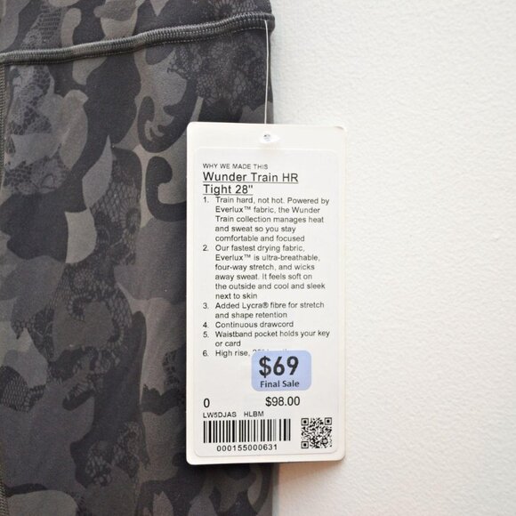 Lululemon Women's Wunder Train HR Tight 28" BNWT - Picture 3 of 7